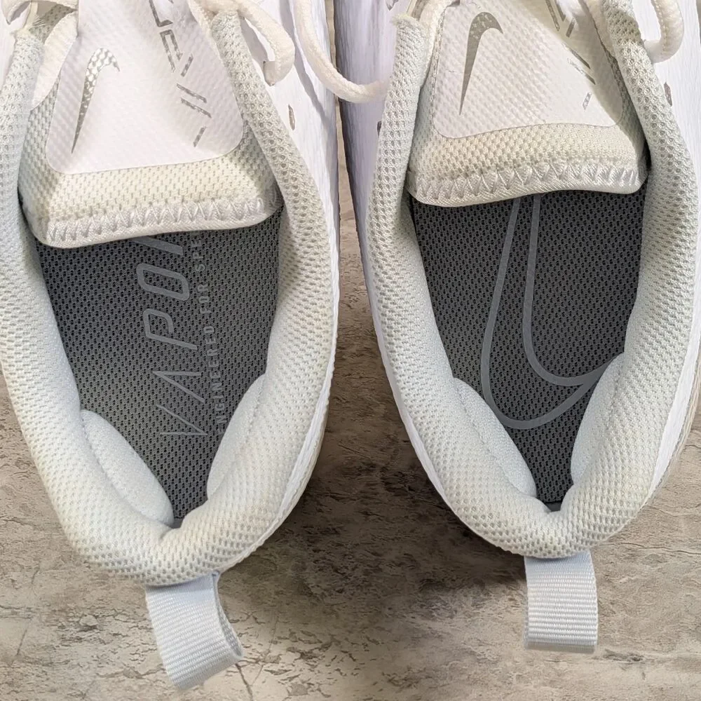 Nike Vapor Edge Speed 360 2 Men's 11 White Silver Football Cleats DA5455-100